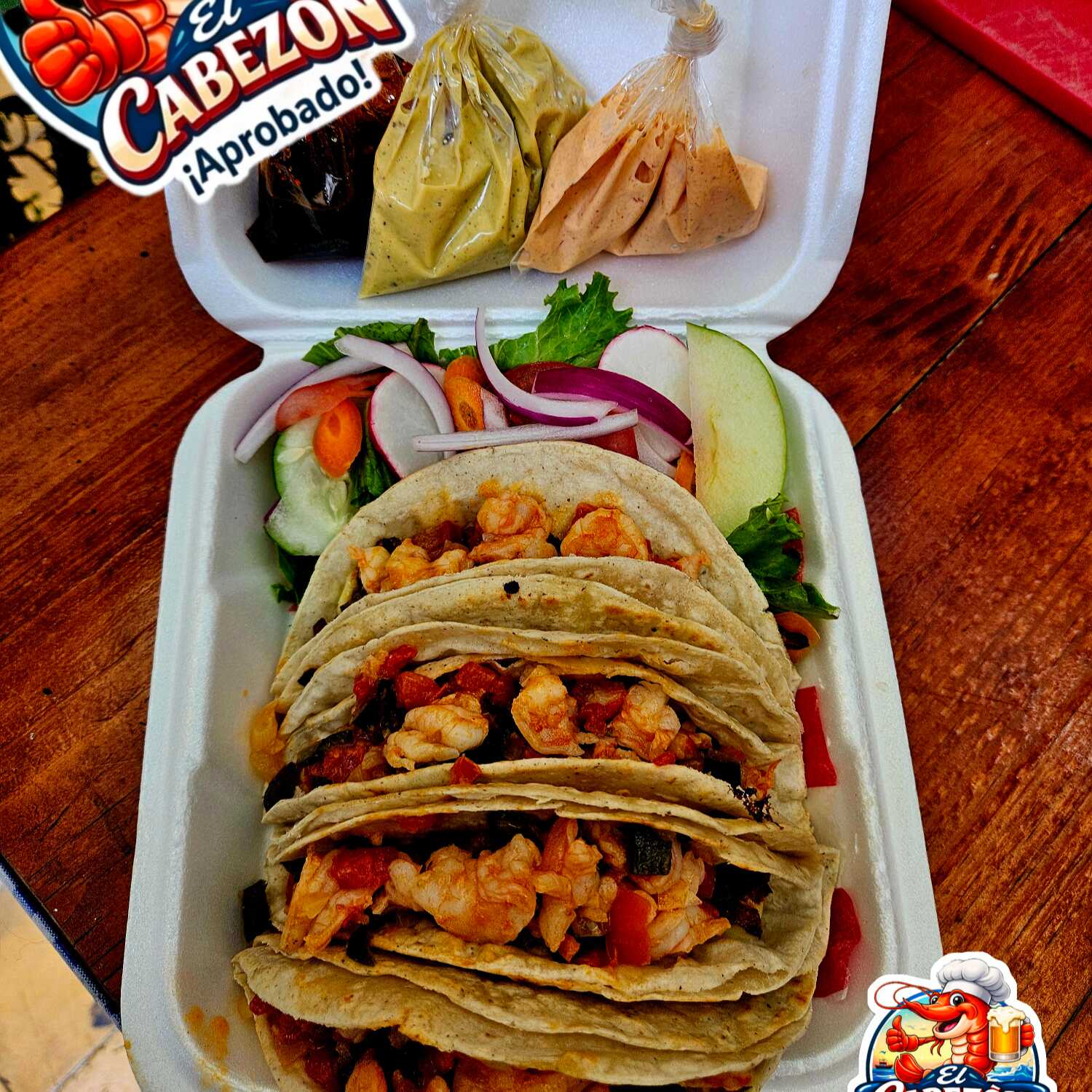 Taco Gobernador Estilo Cabezon