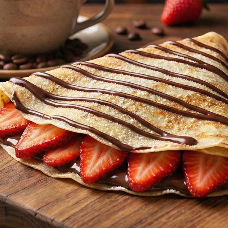 Crepa de Nutella con Fresas..