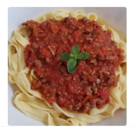 Fetuccini Boloñesa