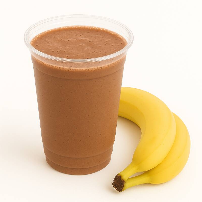 Licuado de Plátano con Chocolate