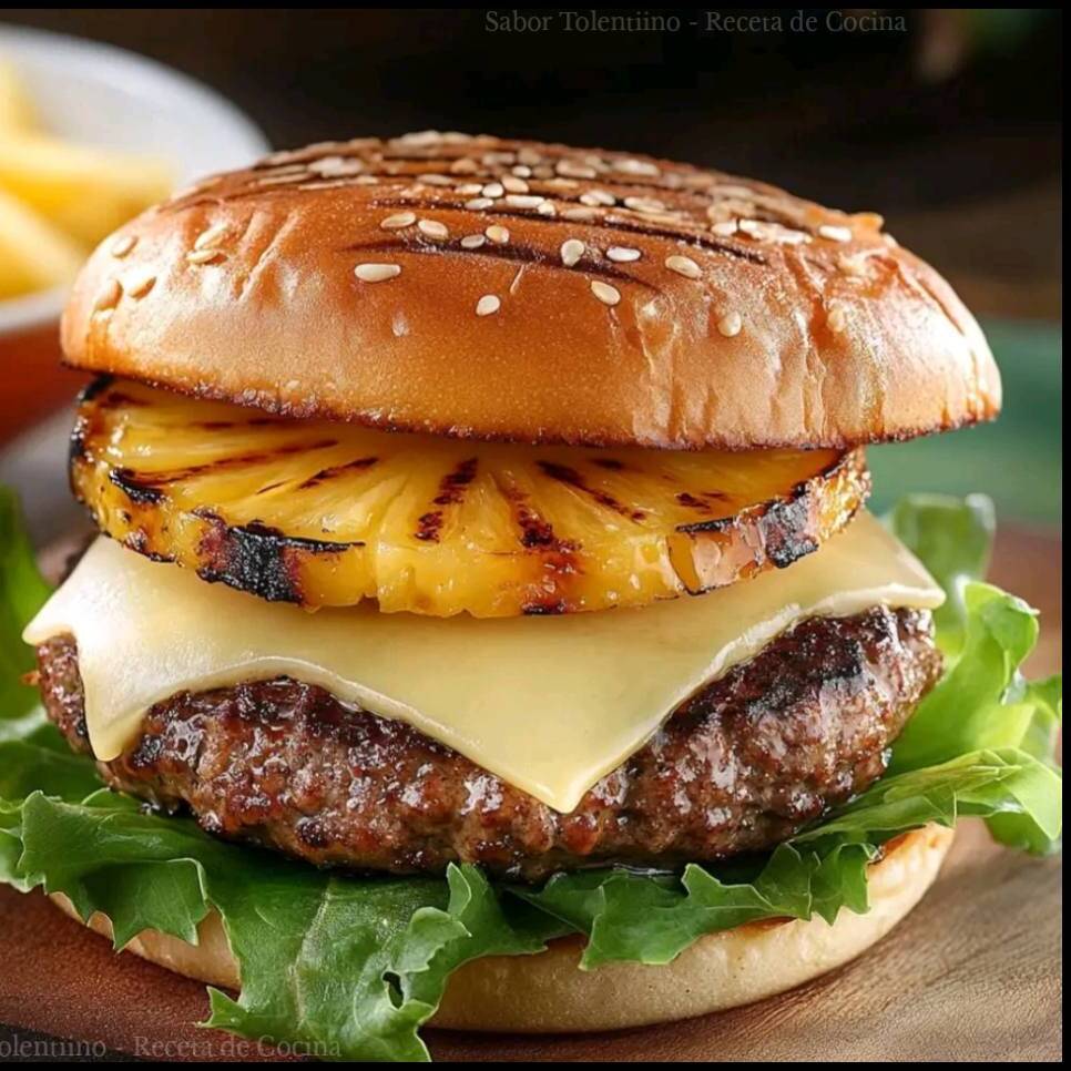 Hamburguesa Hawaiana