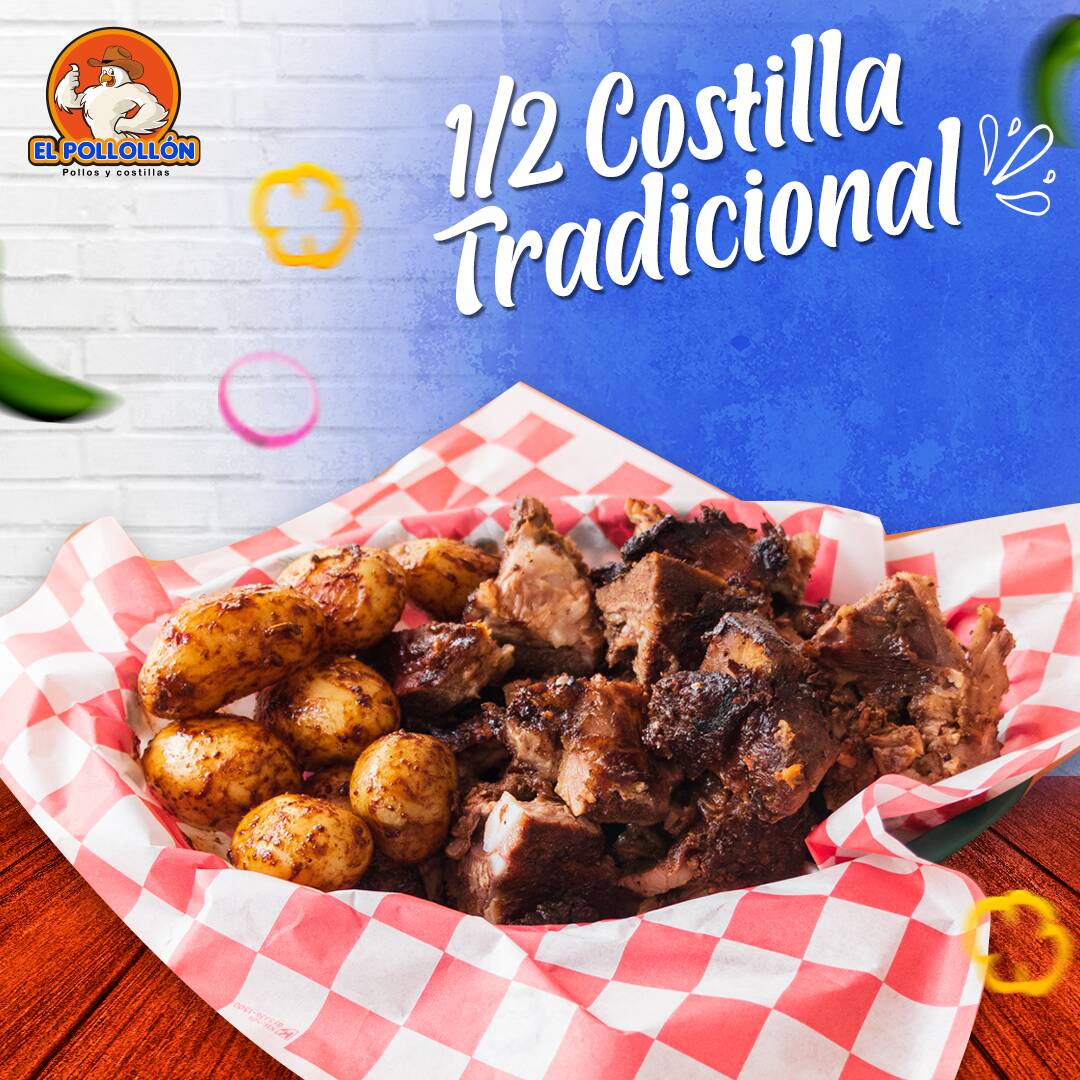 1/2 costillitas.