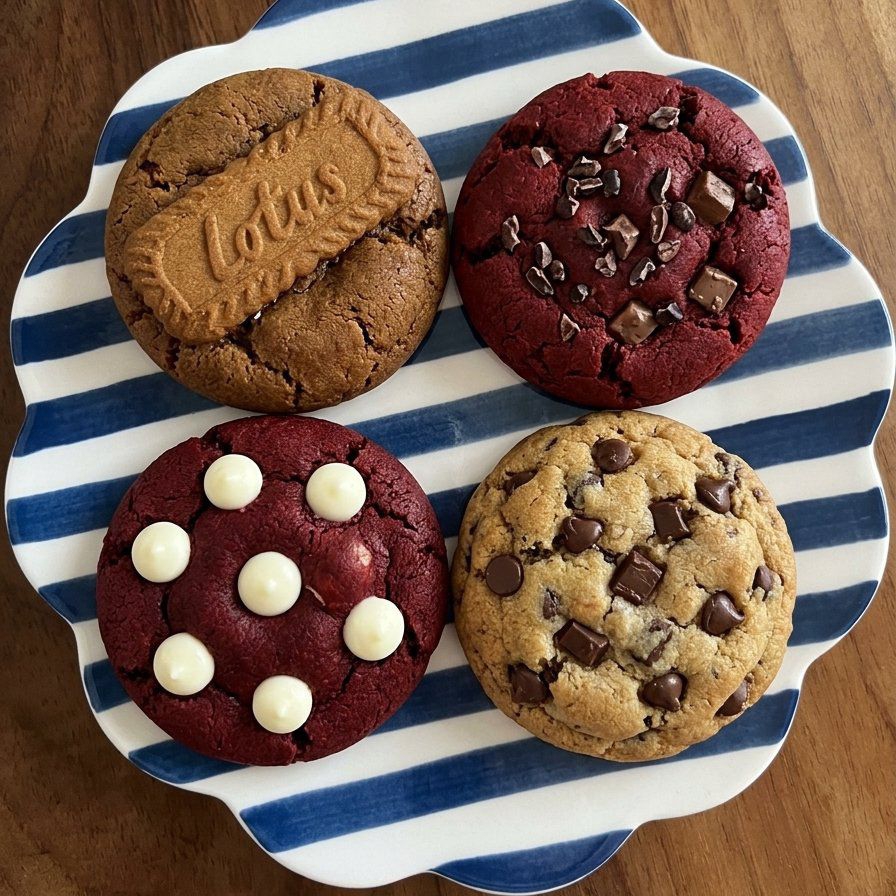 Galleta red Velvet con nutella