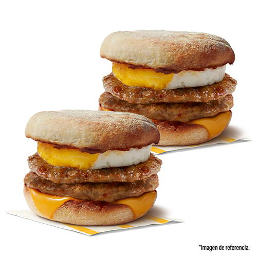 2 Egg McMuffin Doble Salchicha