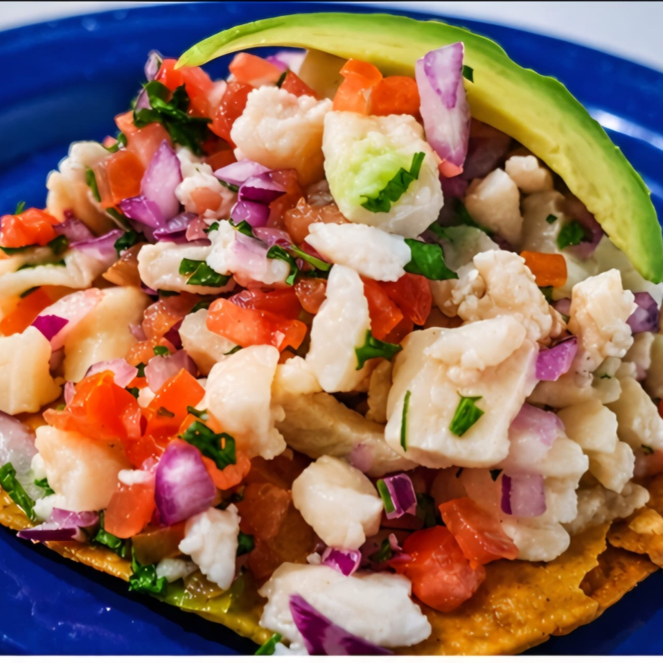 TOSTADA CEVICHE CAMARON