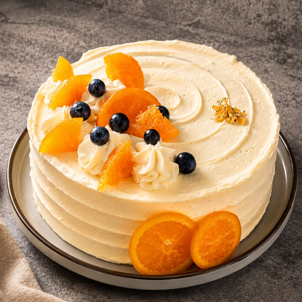 Paste Gourmet De Naranja Y Blueberries