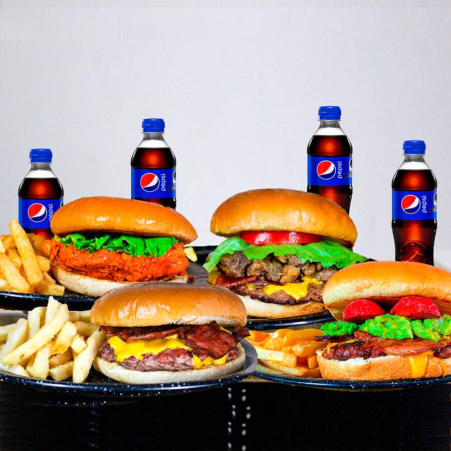 Combo Mix 4 Burgers