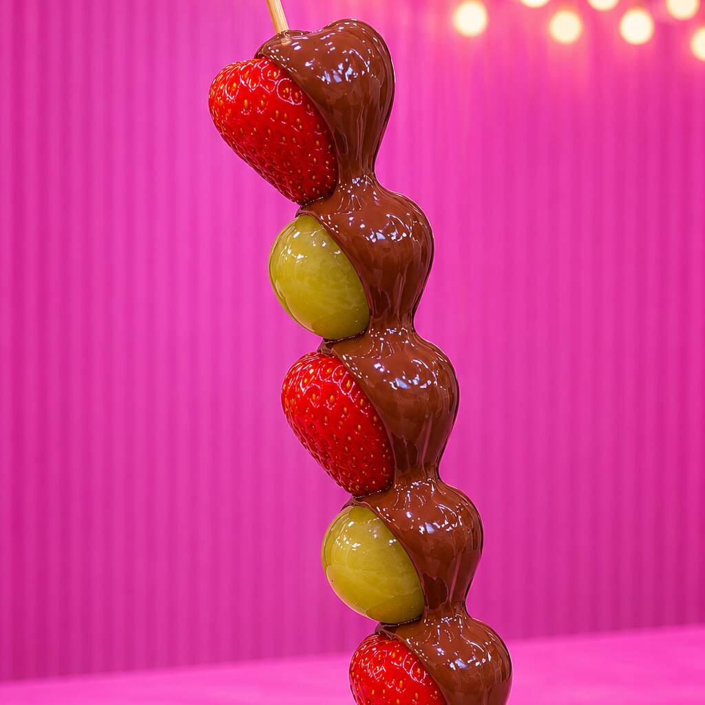 Brocheta de Fresa con Uva