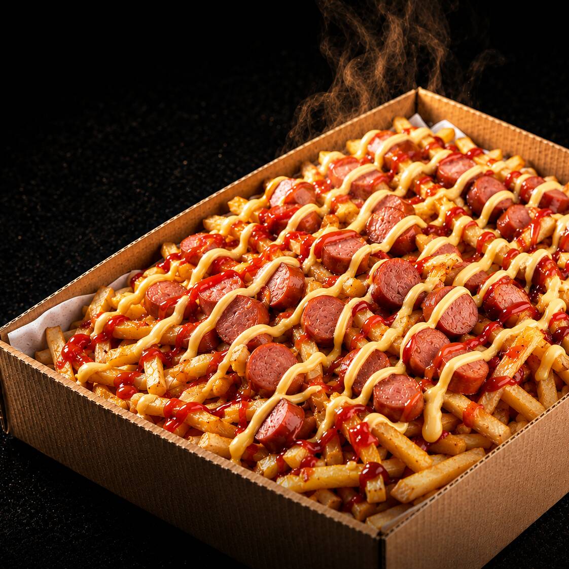 Mega SalchiPapas Wayco (1 Kilo de Papas)