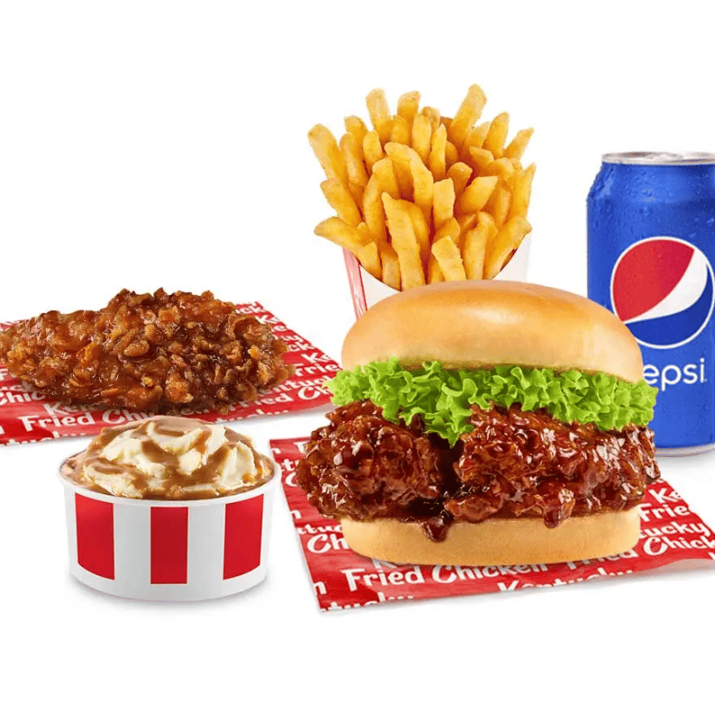MegaBox Ke Tiras Burger + Ke Tira
