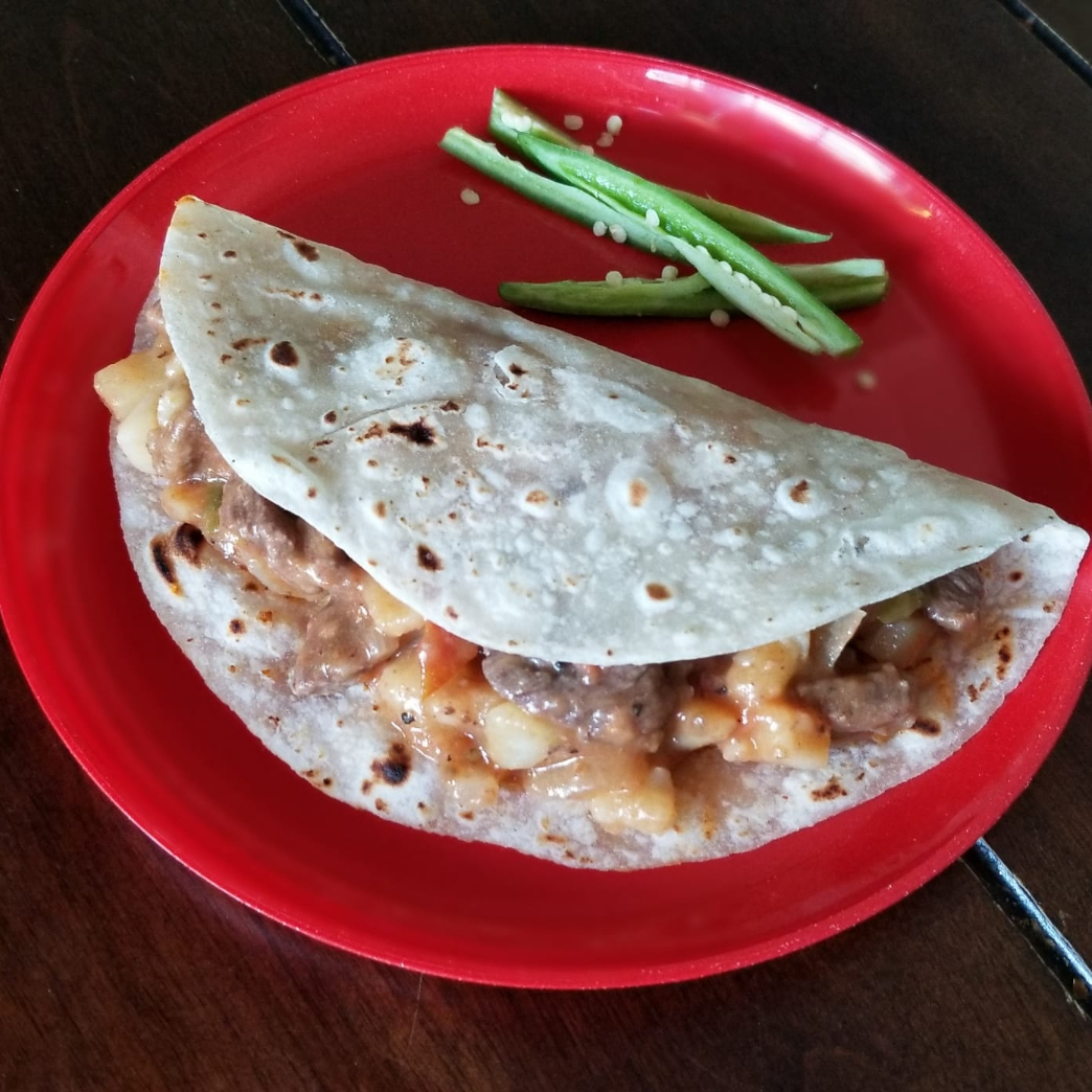 Bistec con Papa