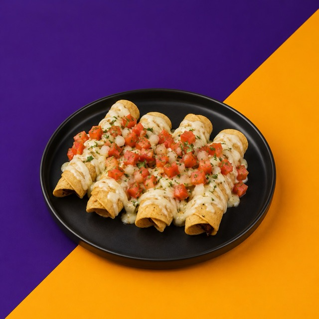 FLAUTAS DOBLE QUESO