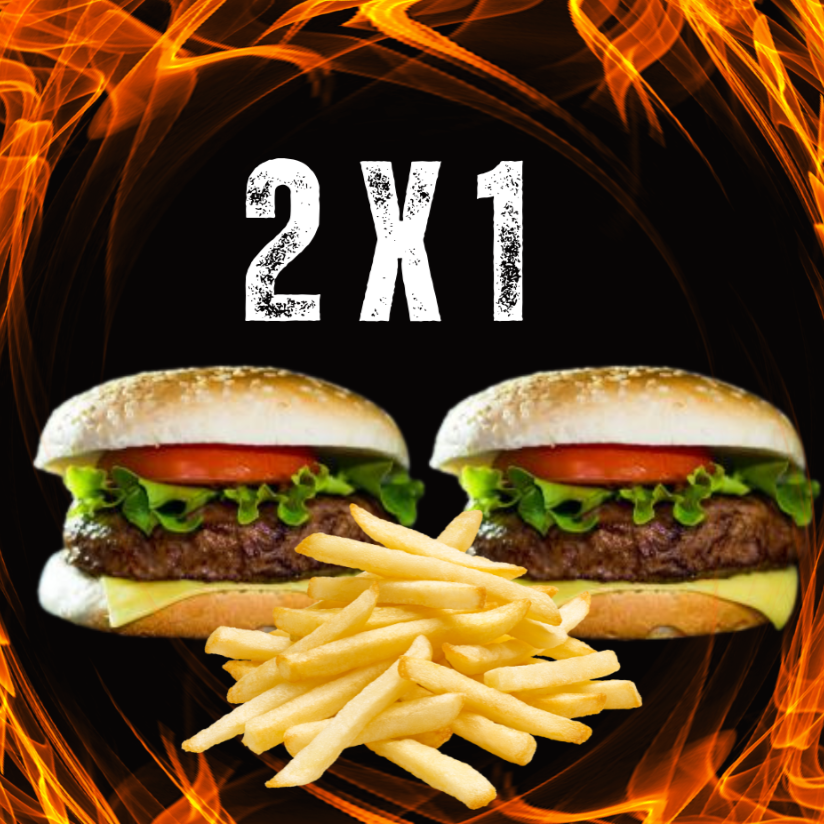 Hamburguesas 2 X 1