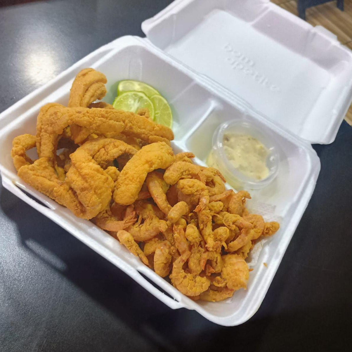 Para porção meio clique neste item e coloque sabores na OBSERVAÇÃO exemplo, meia camarão meia tilapia.