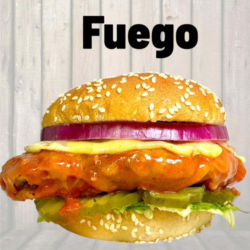 Hamburguesa Fuego