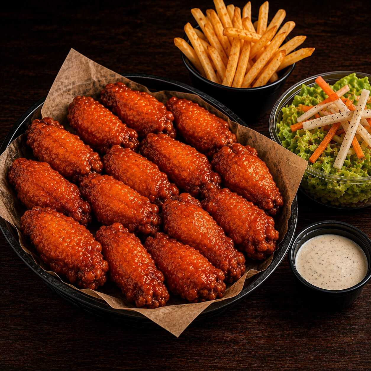Combo PAQ SE LLENEN (15Alitas + Ensalada + 2Papas)