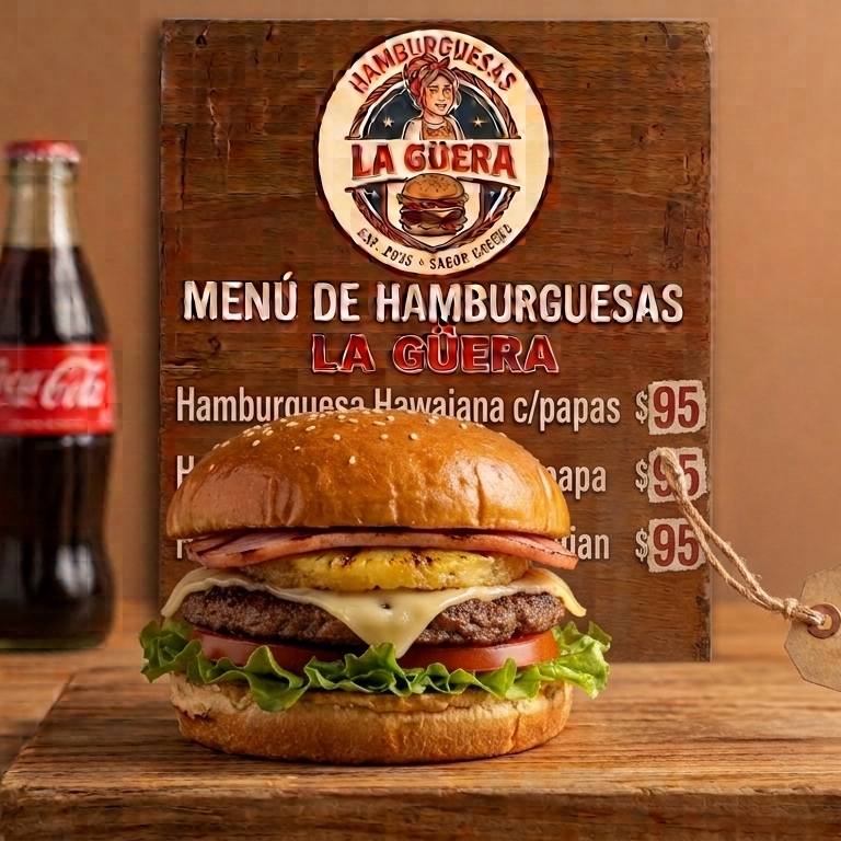 Hamburguesa Hawaiana