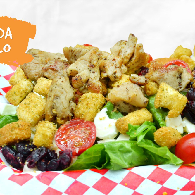 ensalada de pollo ala plancha