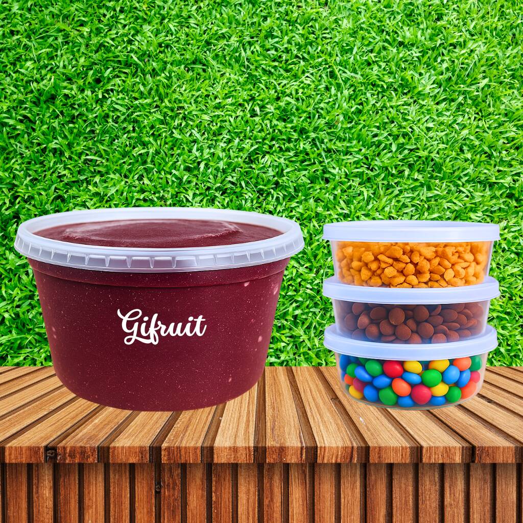 Acompanhamentos separados do pote