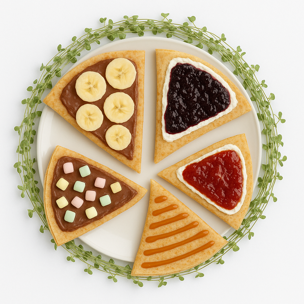 Combo cinco crepas combinadas