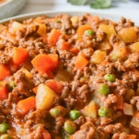 Carne Molida a la Jardinera