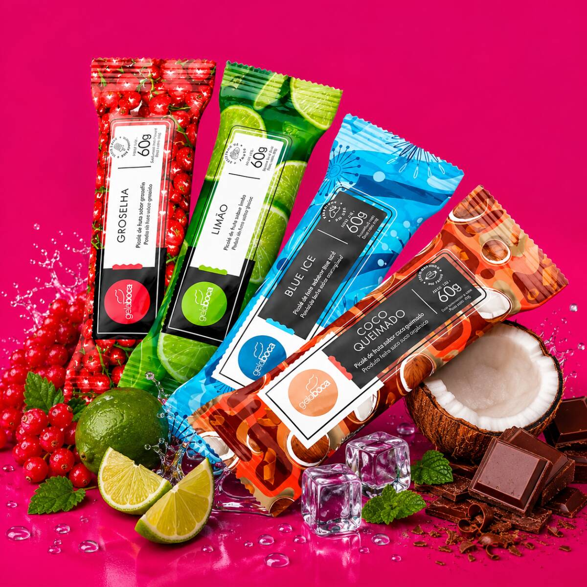 Aproveite nosso combo especial e leve 10 picolés com preços imperdíveis! São até 4 sabores de fruta e 6 de leite. Peça já e aproveite!