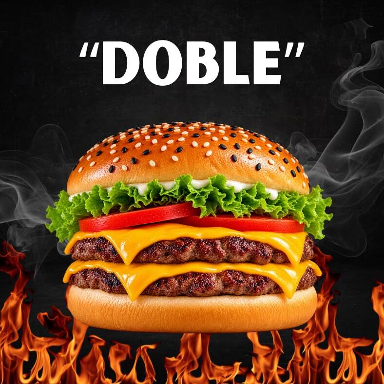 Hamburguesa Doble