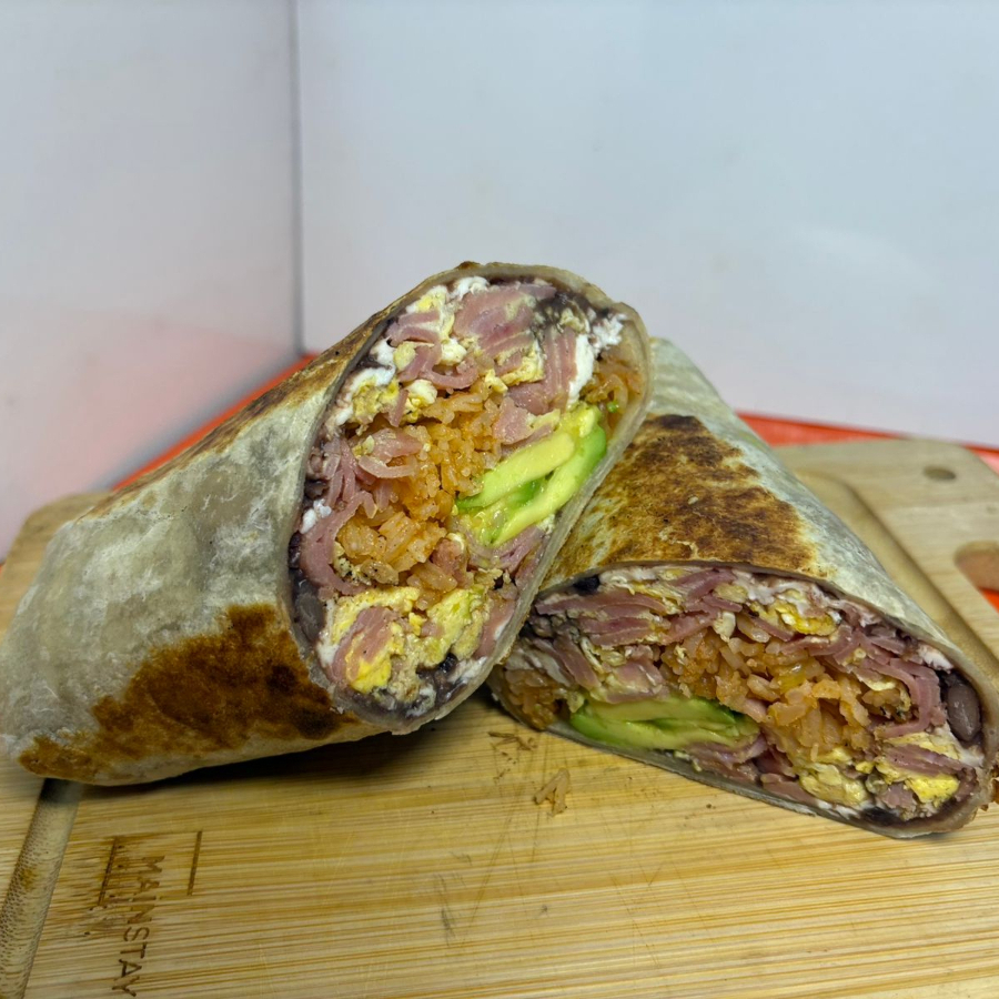 Burrito de Huevo con Jamón