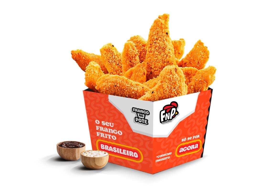 6 pedaços de filé de sassami, crocantes por fora, macios por dentro e levemente picantes, acompanhados de dois molhos exclusivos da casa.