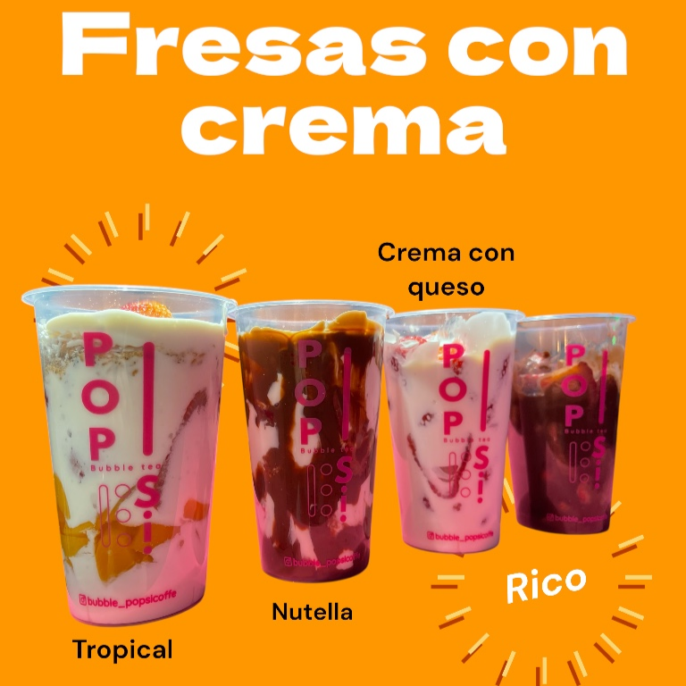 Fresas con Crema Nutella