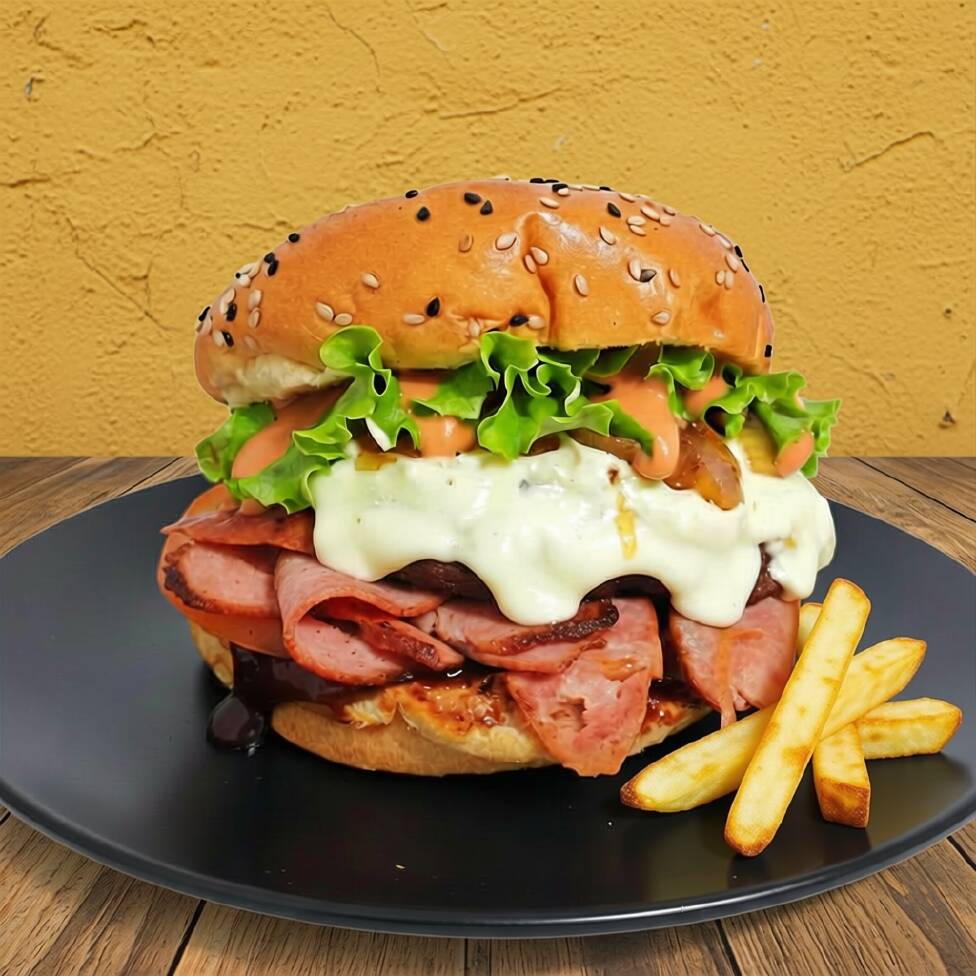 Chori Burger + Papas