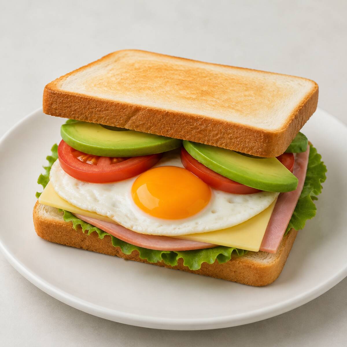 Sándwich de Jamón a Caballo