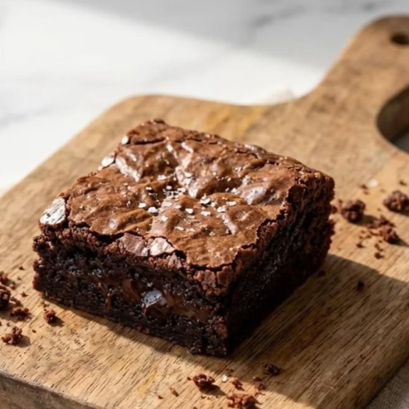 Brownie de Doble Chocolate -CASERO-