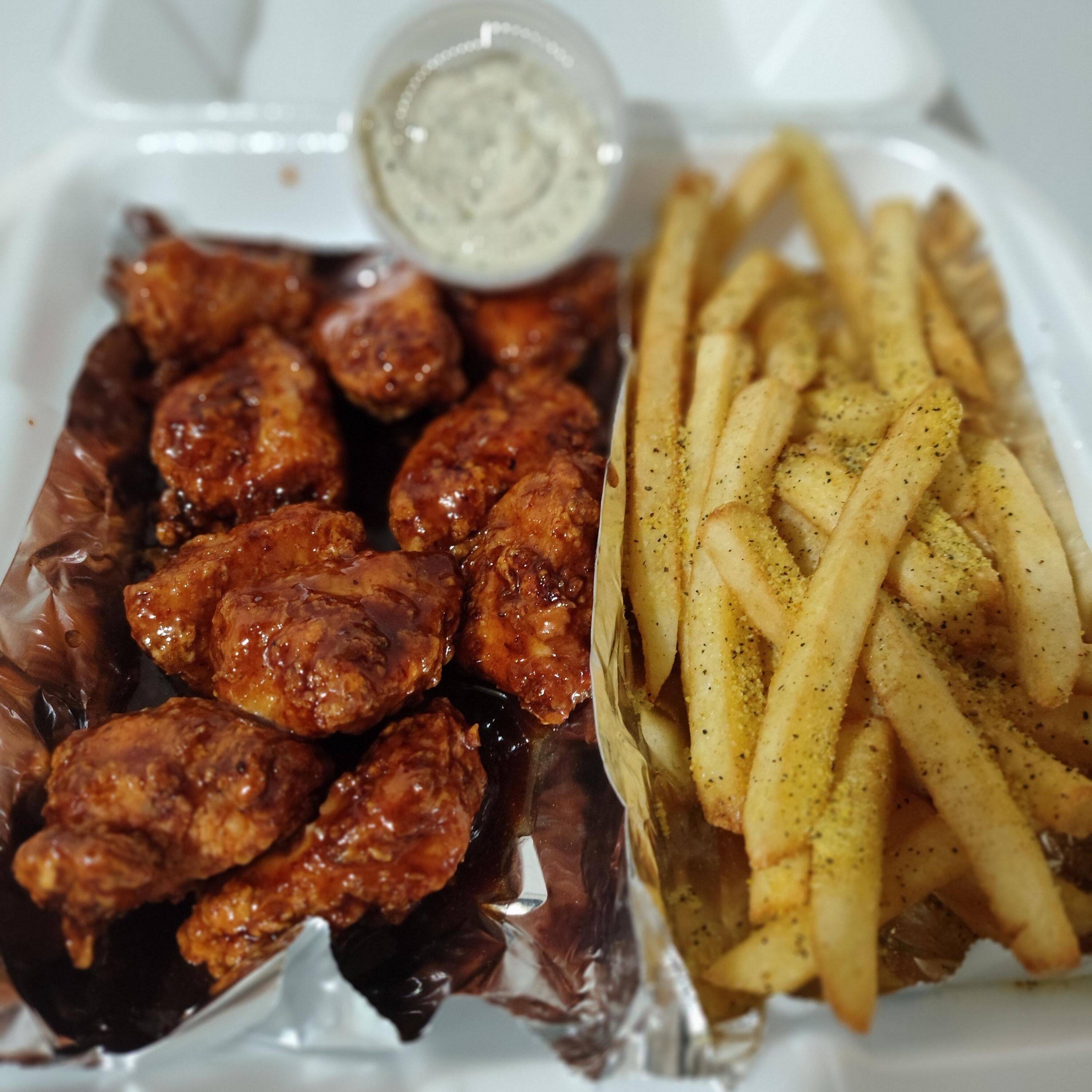 300gr Boneless + Papas a la Francesa