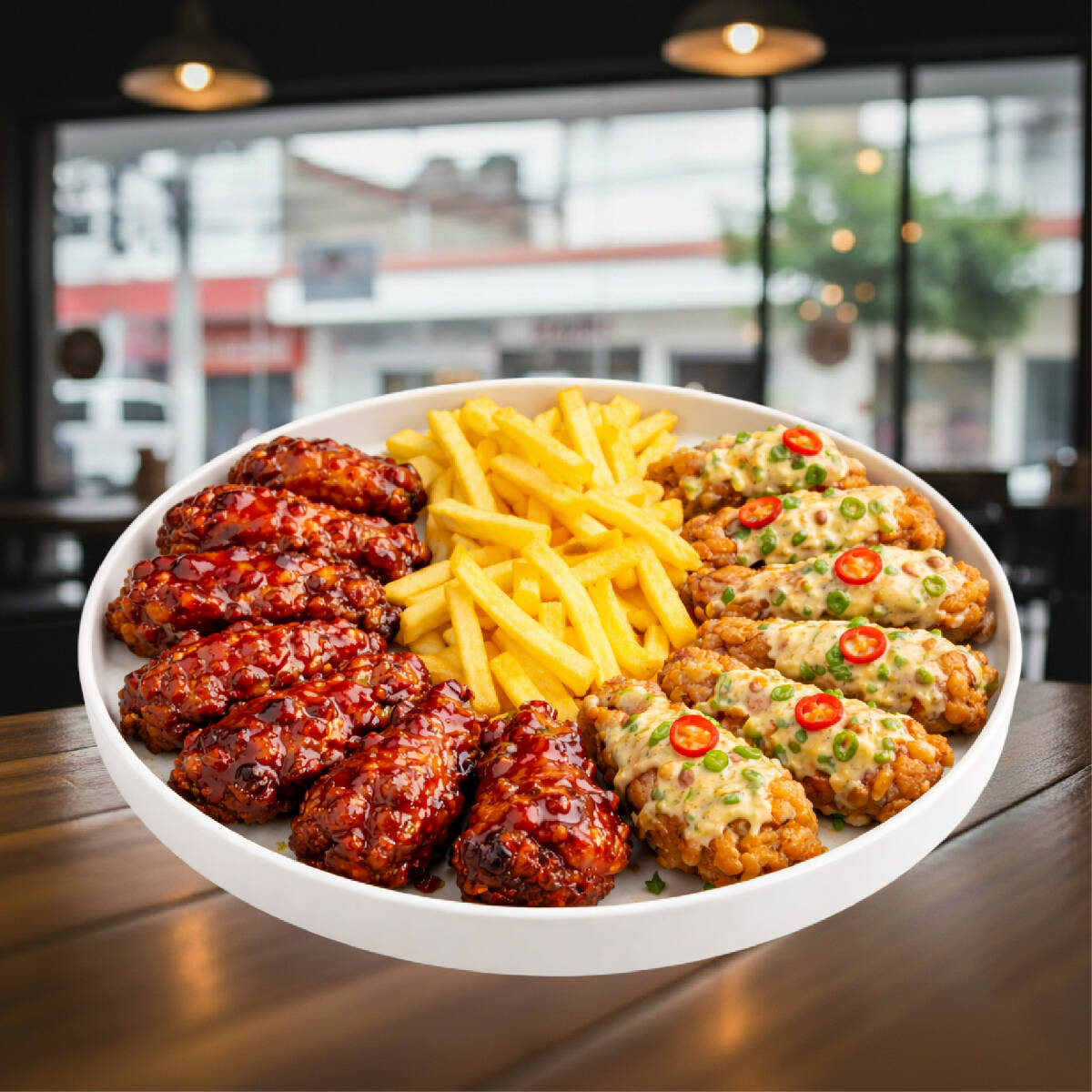 PORCIÓN DE 18 ALITAS ACEVICHADA + BBQ