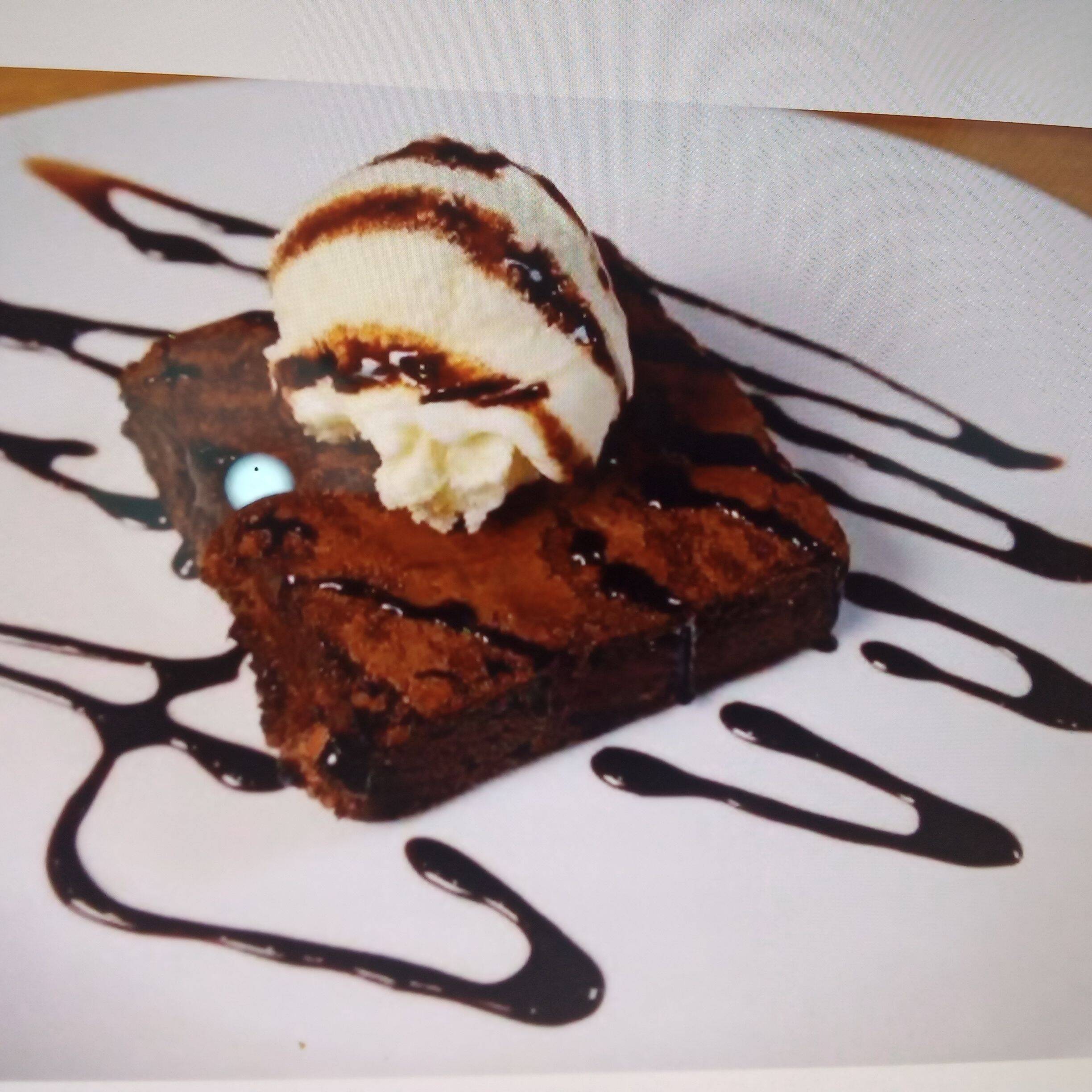 Brownie con Helado