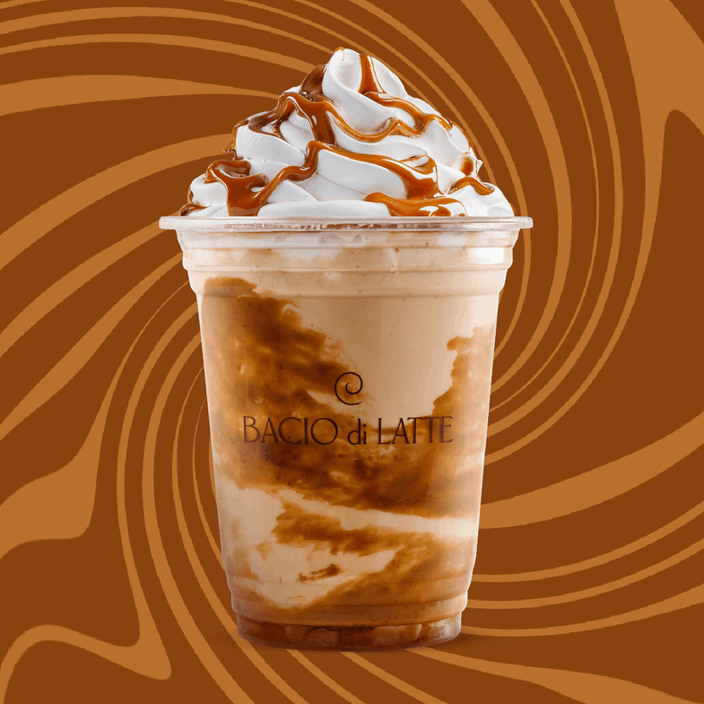 Borda recheada com muita calda de caramelo, milkshake cremoso feito com o gelato de Caramelo Salgado, chantilly fresco e flor de sal.