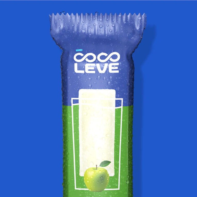 190g - Gelo para drink sabor maça verde