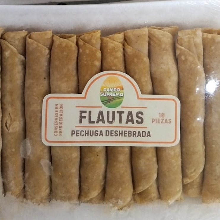 Flautas de Pechuga