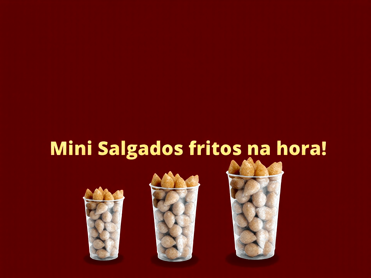 Mania De Copo Salgados - Coxinha