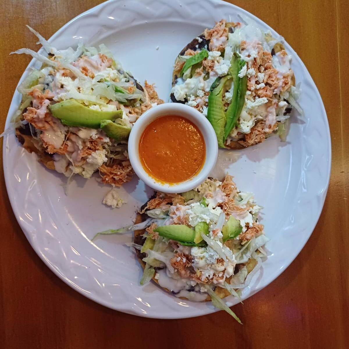 Tostadas de Pollo 3 Piezas