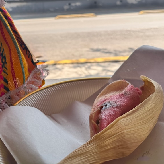 Tamal Tradicional Dulce Pasitas