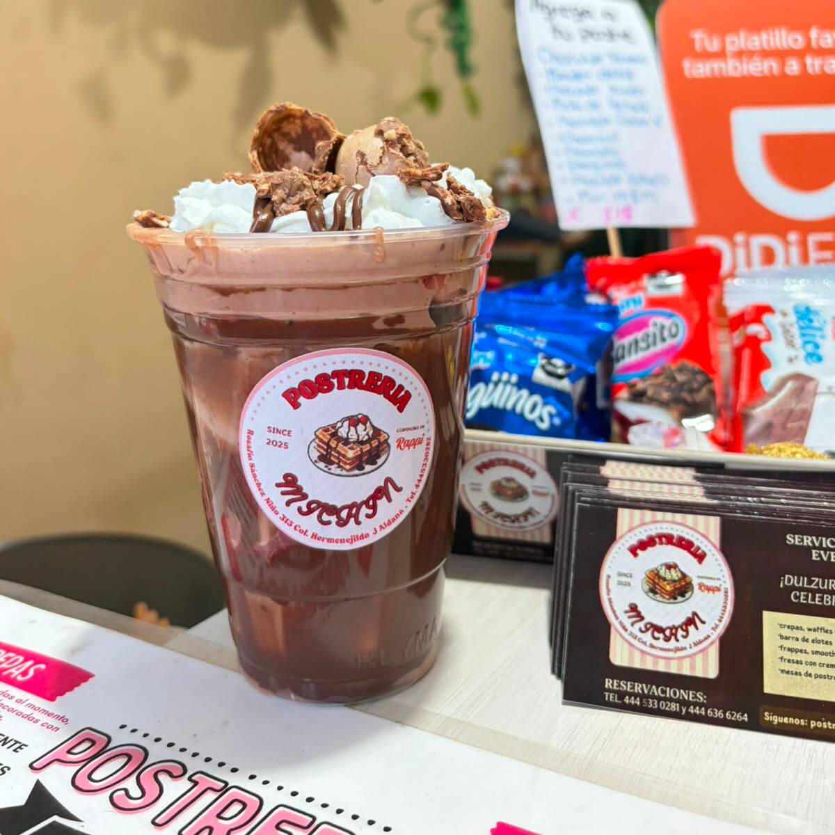 fresas con crema ferrero