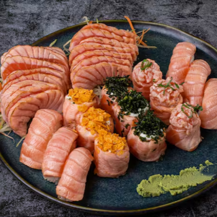 16 sashimi 6 niguiri 3 joe couve 3 joe Doritos 3 joe salmão obs: não fazemos alterações