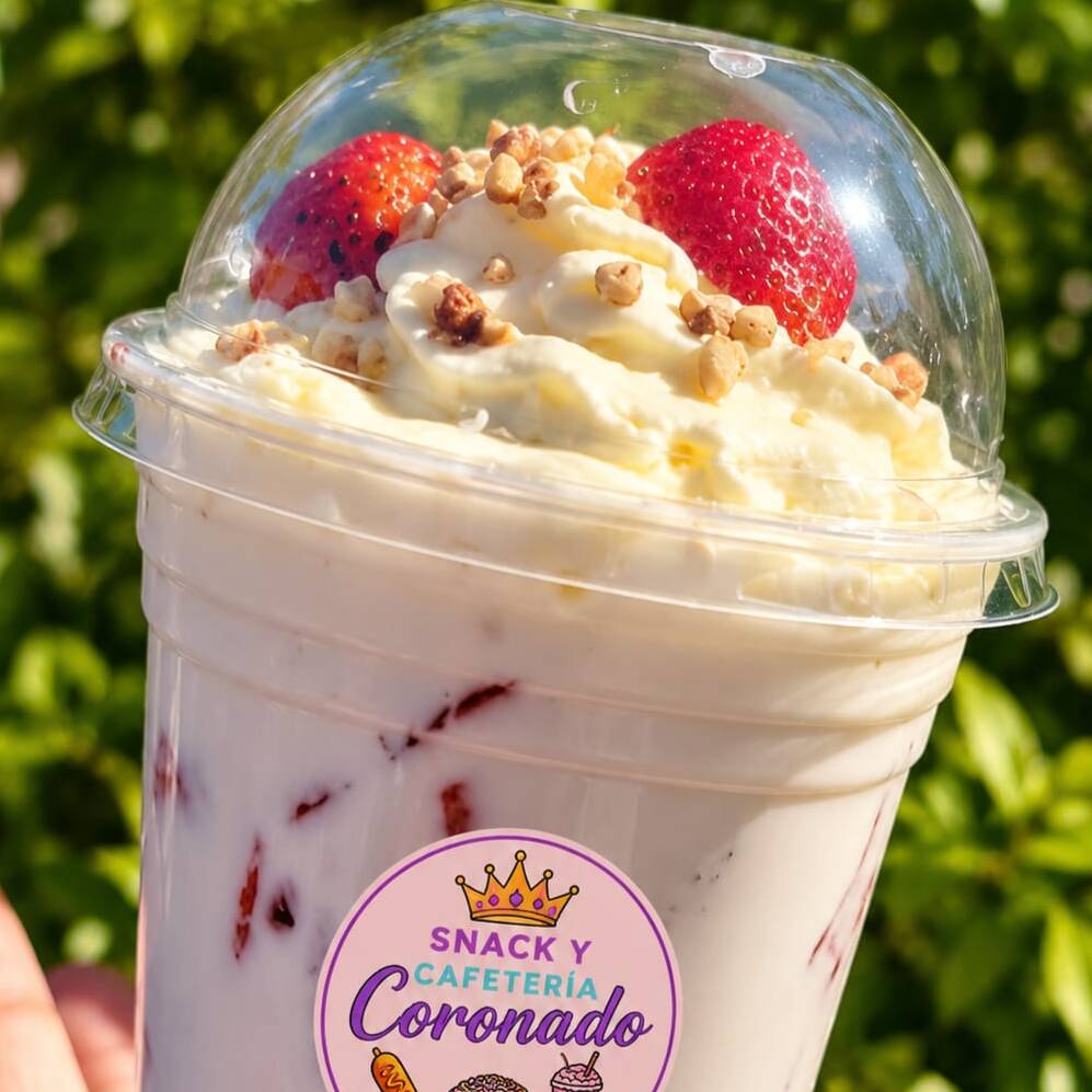 Fresas con crema