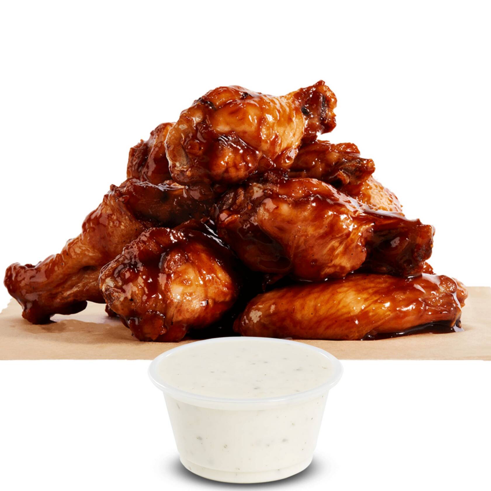 6Pz Alitas Picositas Con Dip Ranch
