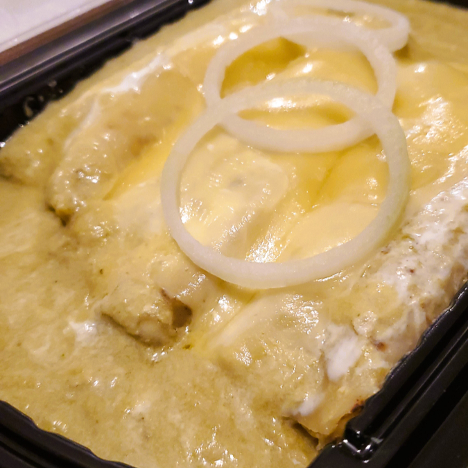 Enchiladas Suizas Picositas (3 Piezas)