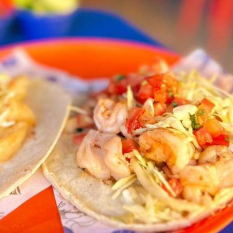 Taco de Camarón Sin Capear