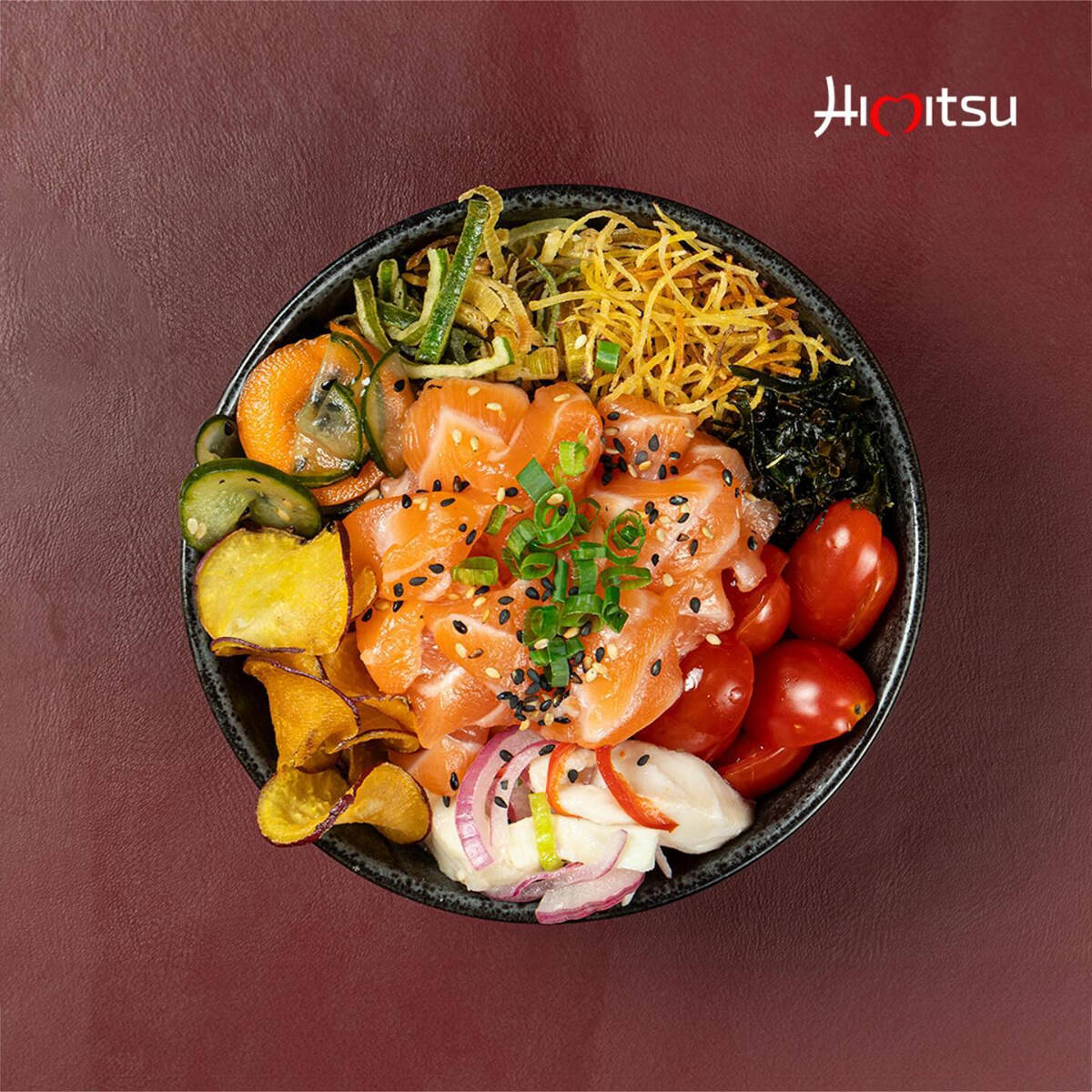 O melhor poke é o seu! Escolha 01 base, 2 proteínas, 3 complementos, 3 finalizações e 1 molho.