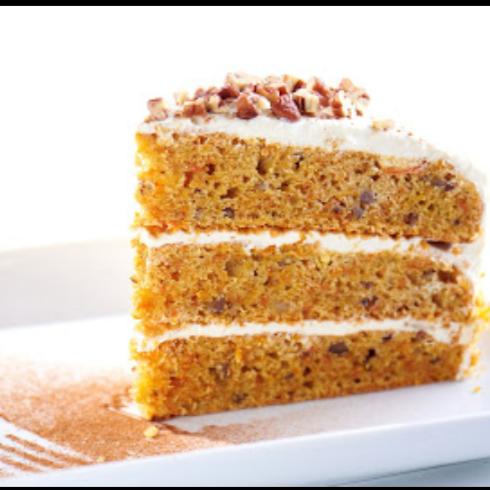 Rebanada Pastel de Zanahoria